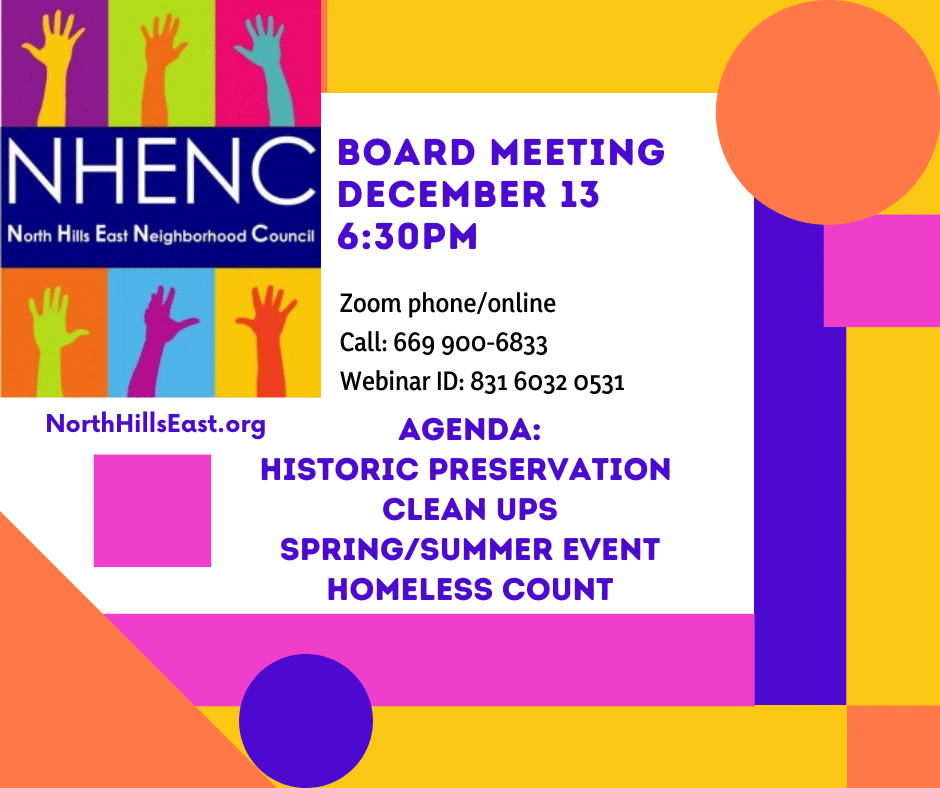 NHENC Meeting Announcement dec Meeting announcement